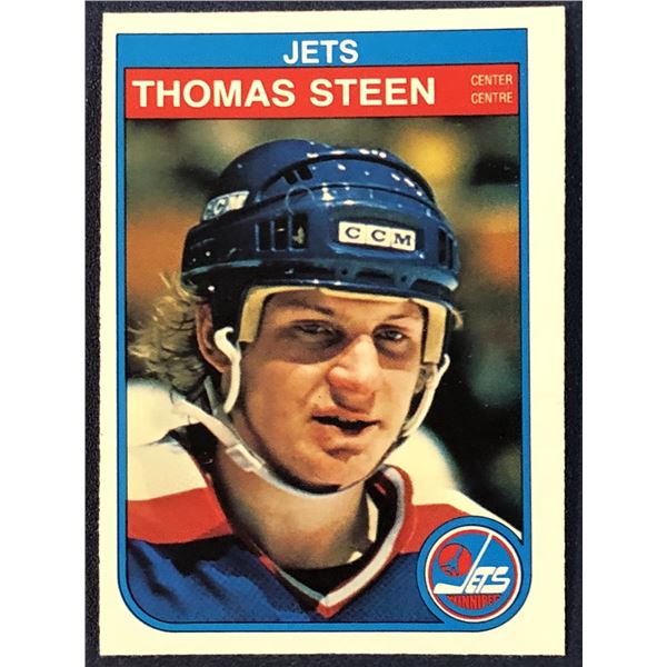 1982-83 O-PEE-CHEE THOMAS STEEN ROOKIE CARD