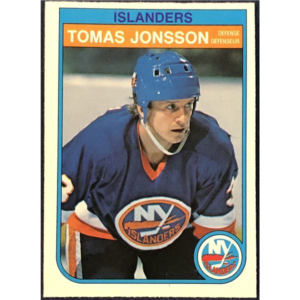 1982-83 O-PEE-CHEE TOMAS JONSSON ROOKIE CARD