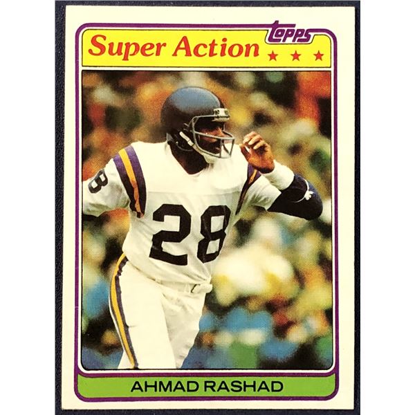 1981 TOPPS NFL AHMAD RASHAD