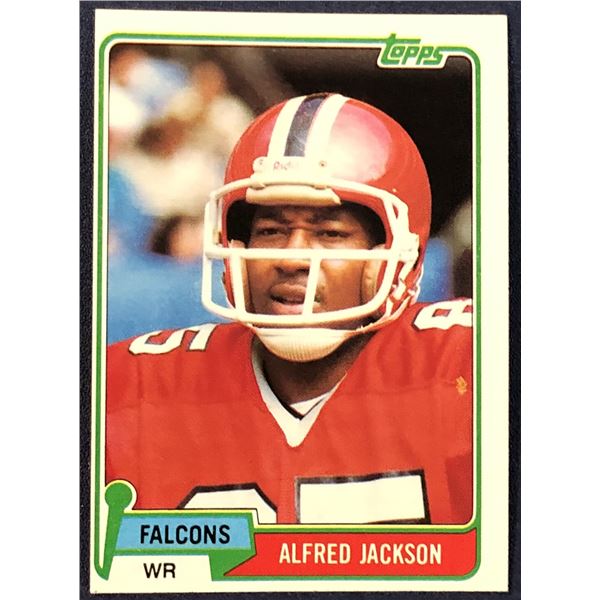 1981 TOPPS NFL ALFRED JACKSON