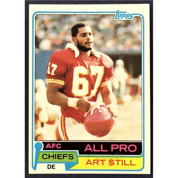 1981 TOPPS NFL ART STILL
