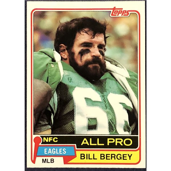 1981 TOPPS NFL BILL BERGEY