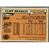 Image 2 : 1981 TOPPS NFL CLIFF BRANCH (HOF)