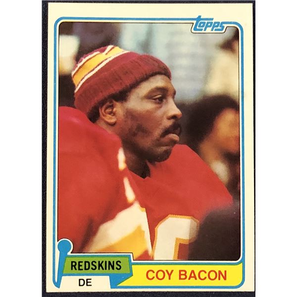 1981 TOPPS NFL COY BACON