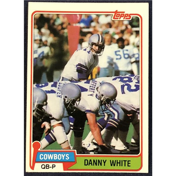 1981 TOPPS NFL DANNY WHITE
