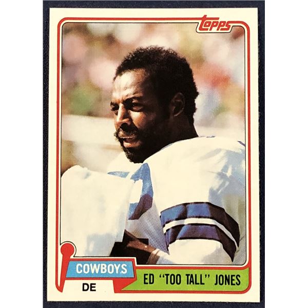 1981 TOPPS NFL ED 'TOO TALL' JONES