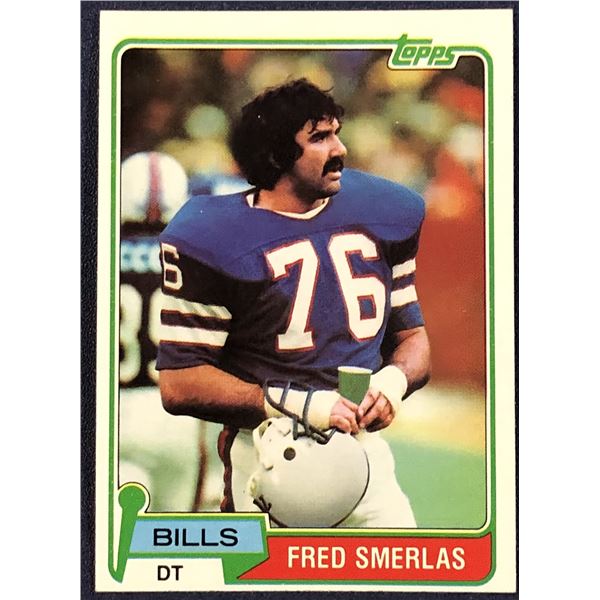 1981 TOPPS NFL FRED SMERLAS