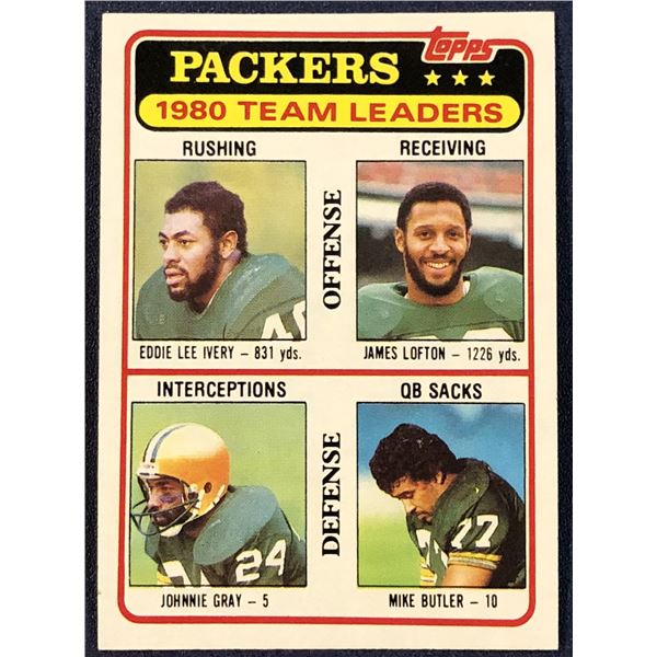 1981 TOPPS NFL JAMES LOFTON