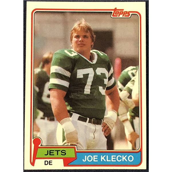 1981 TOPPS NFL JOE KLECKO (HOF)