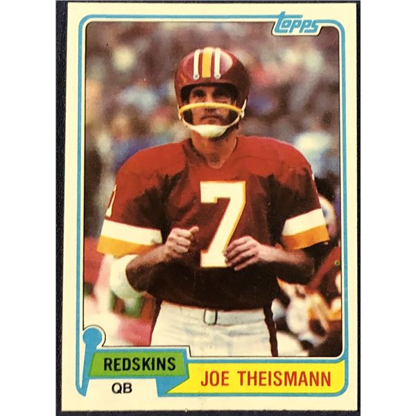 1981 TOPPS NFL JOE THEISMANN