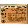 Image 2 : 1981 TOPPS NFL JOHN JEFFERSON
