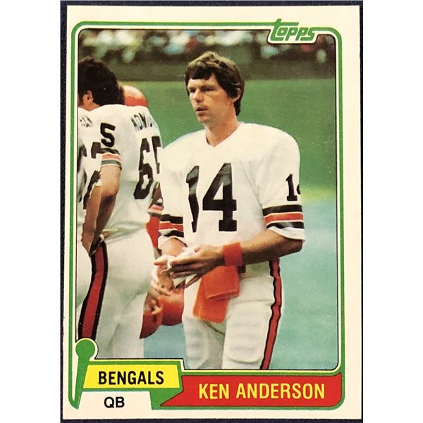 1981 TOPPS NFL KEN ANDERSON