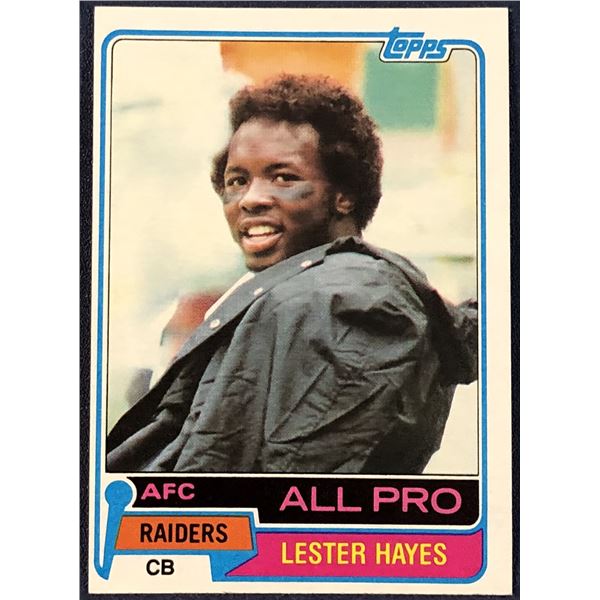 1981 TOPPS NFL LESTER HAYES