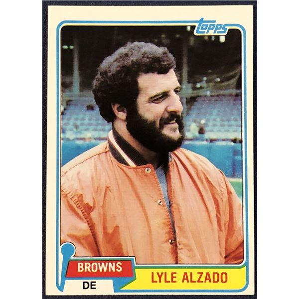1981 TOPPS NFL LYLE ALZADO