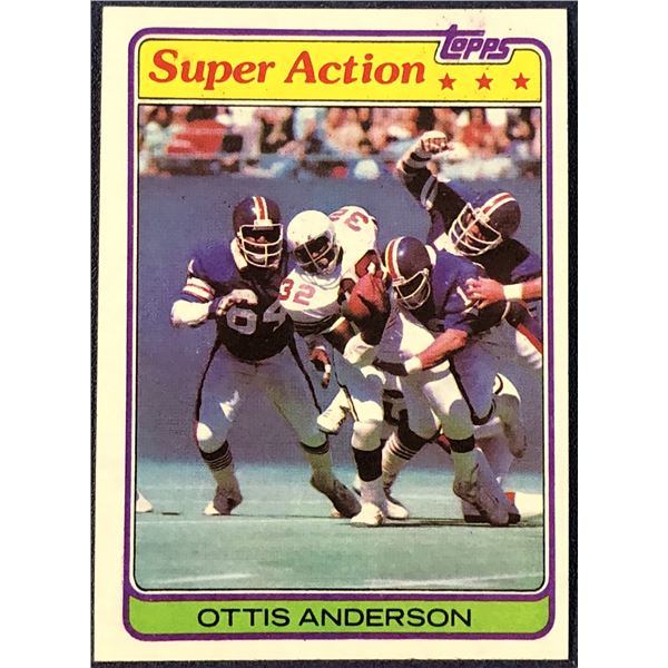 1981 TOPPS NFL OTTIS ANDERSON
