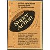 Image 2 : 1981 TOPPS NFL OTTIS ANDERSON