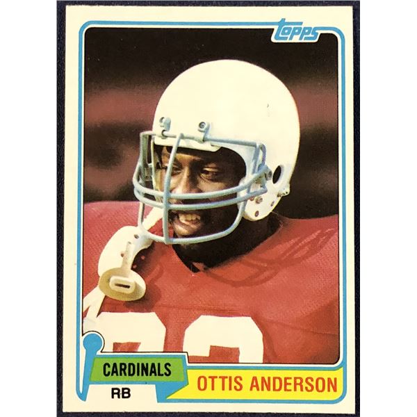1981 TOPPS NFL OTTIS ANDERSON