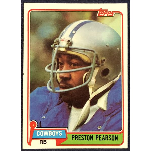 1981 TOPPS NFL PRESTON PEARSON