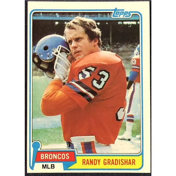 1981 TOPPS NFL RANDY GRADISHAR