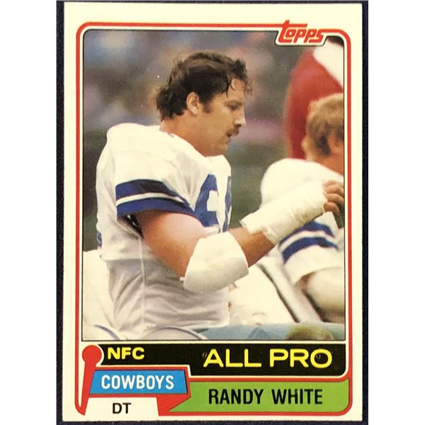 1981 TOPPS NFL RANDY WHITE (HOF)