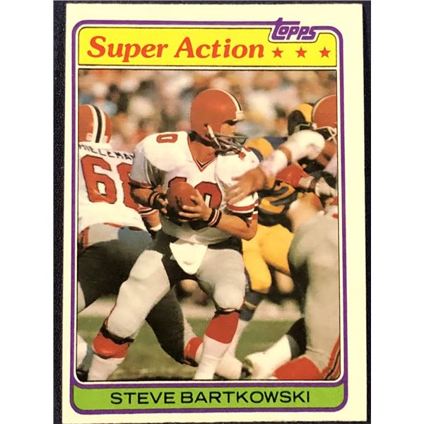 1981 TOPPS NFL STEVE BARTKOWSKI