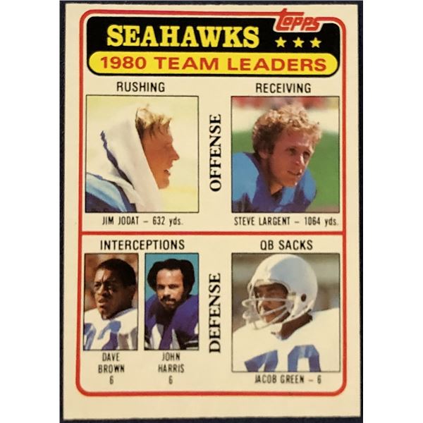 1981 TOPPS NFL STEVE LARGENT