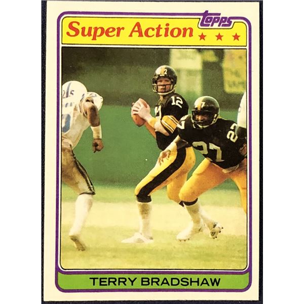 1981 TOPPS NFL TERRY BRADSHAW (HOF)