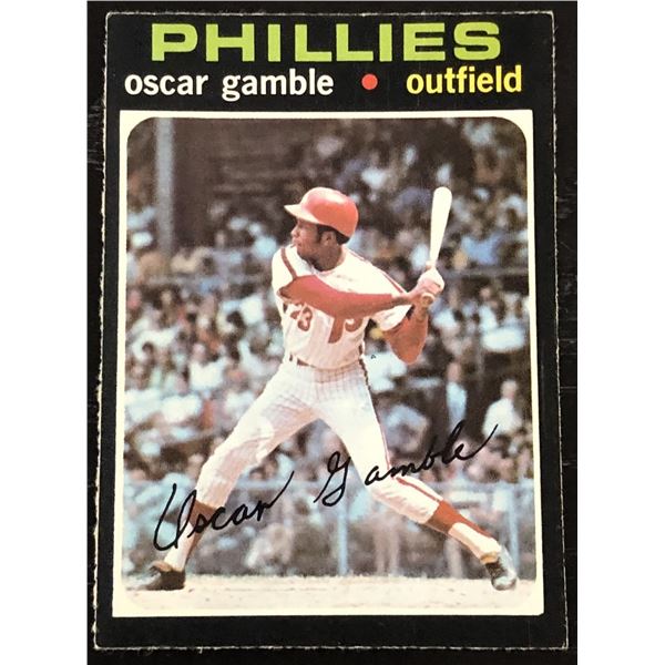 1971 O-PEE-CHEE OSCAR GAMBLE ROOKIE CARD