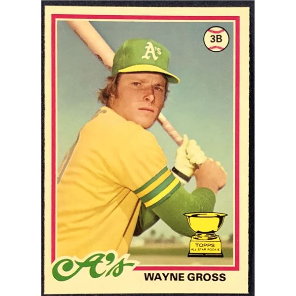 1978 O-PEE-CHEE WAYNE GROSS ROOKIE CARD