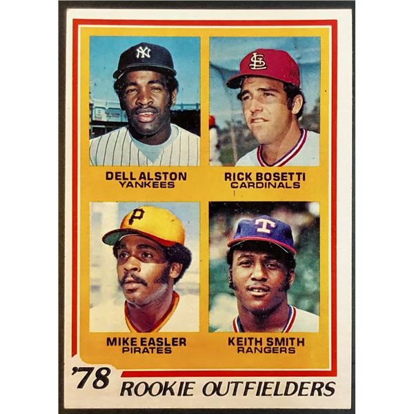 1978 TOPPS MIKE EASLER ROOKIE CARD