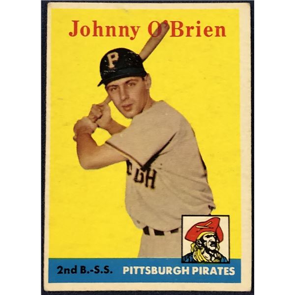 1958 TOPPS JOHNNY O'BRIEN