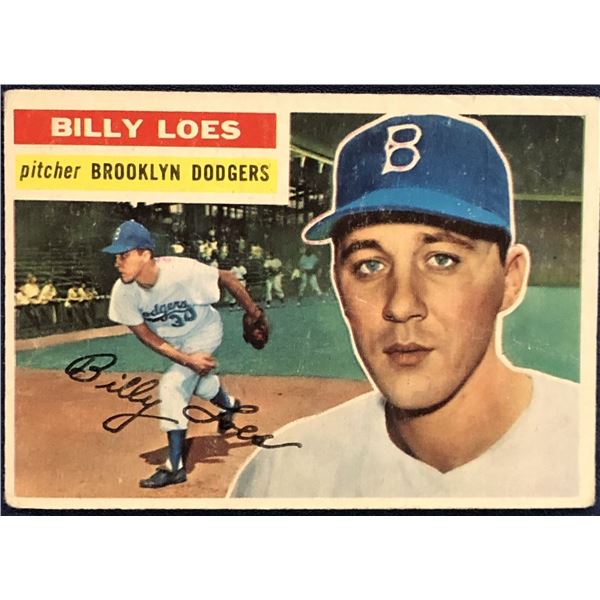 1956 TOPPS GRAYBACK BILLY LOES