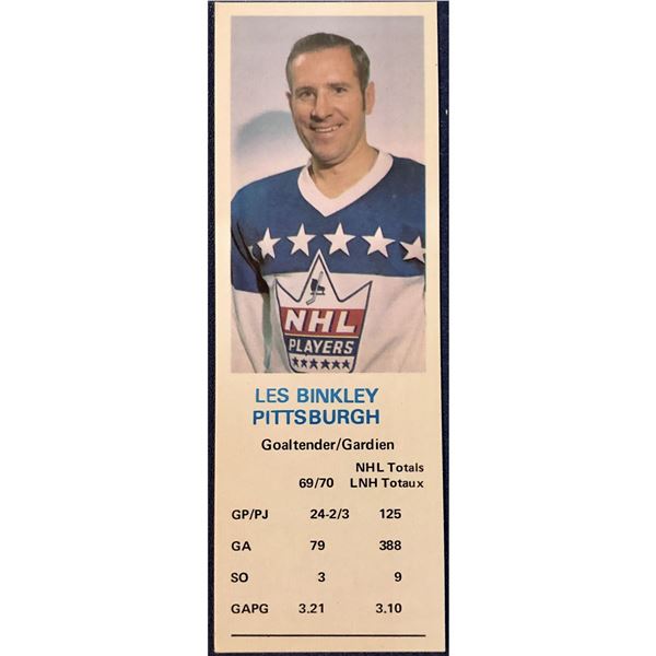 1970-71 DAD'S COOKIES LES BINKLEY