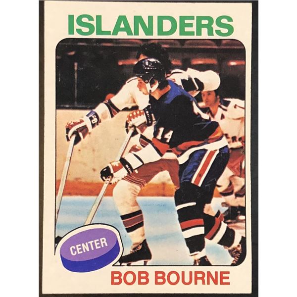 1975-76 NHL TOPPS BOB BOURNE ROOKIE CARD