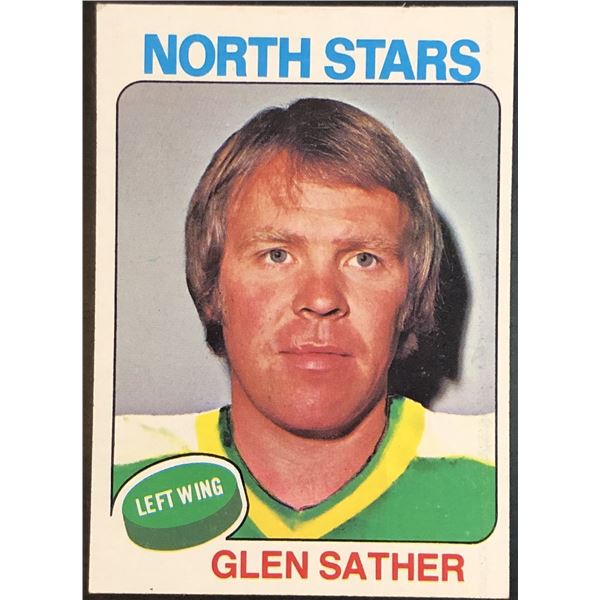 1975-76 NHL TOPPS GLEN SATHER (HOF)