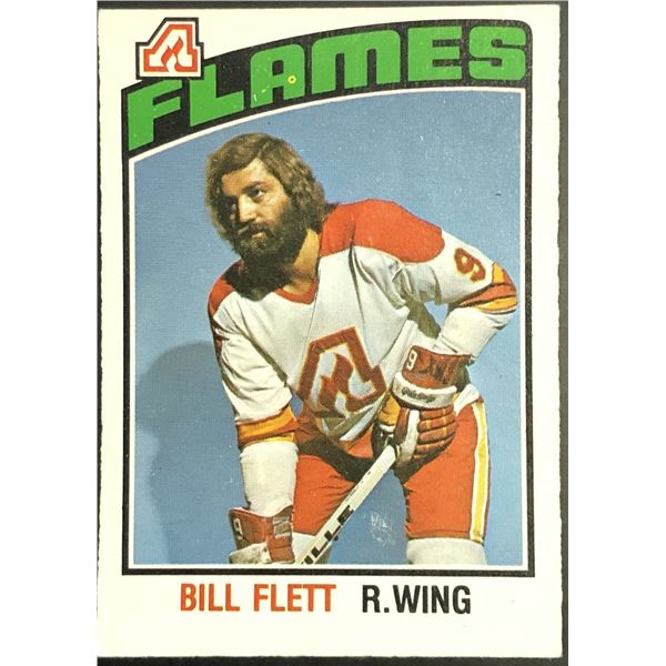 1976-77 O-PEE-CHEE 'COWBOY' BILL FLETT