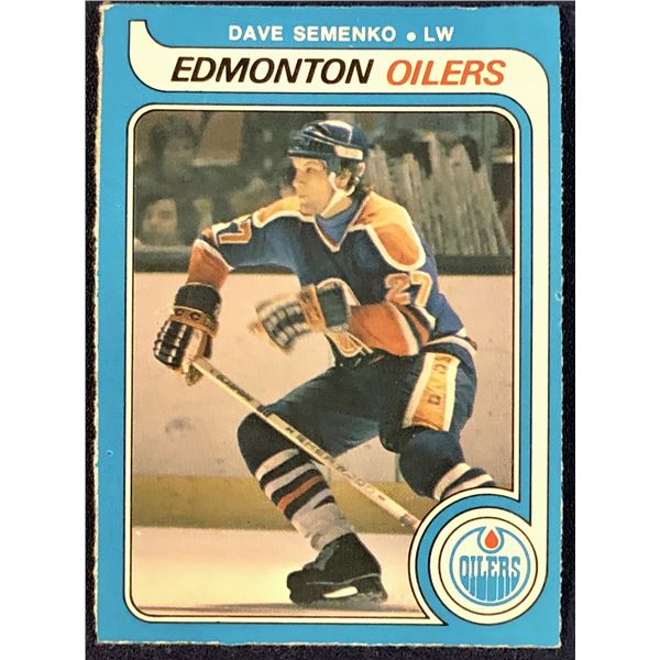 1979-80 O-PEE-CHEE DAVE SEMENKO ROOKIE CARD