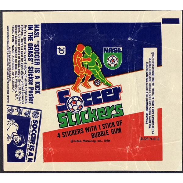 1979 TOPPS NASL SOCCER WRAPPER