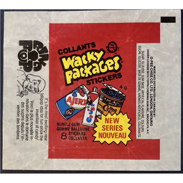 1979 O-PEE-CHEE WACKY PACKAGES WRAPPER