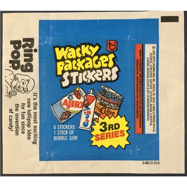 1979 O-PEE-CHEE WACKY PACKAGES 3rd SERIES WRAPPER