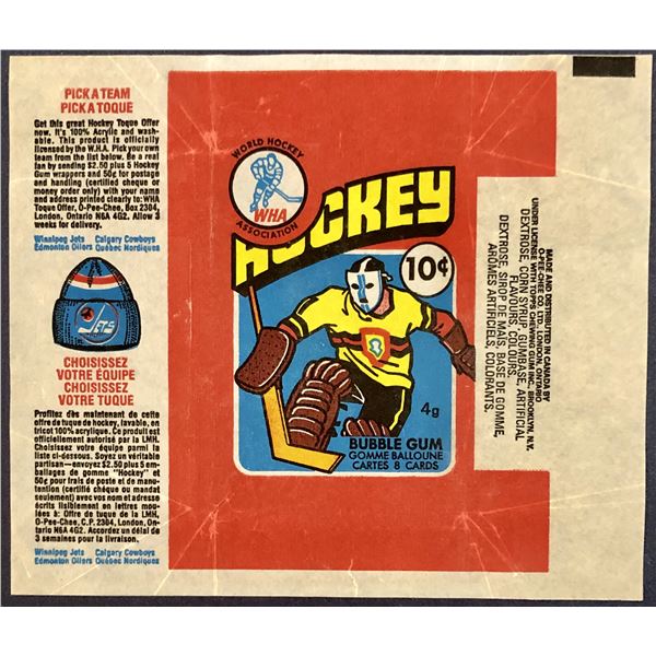 1976-77 O-PEE-CHEE WHA WRAPPER