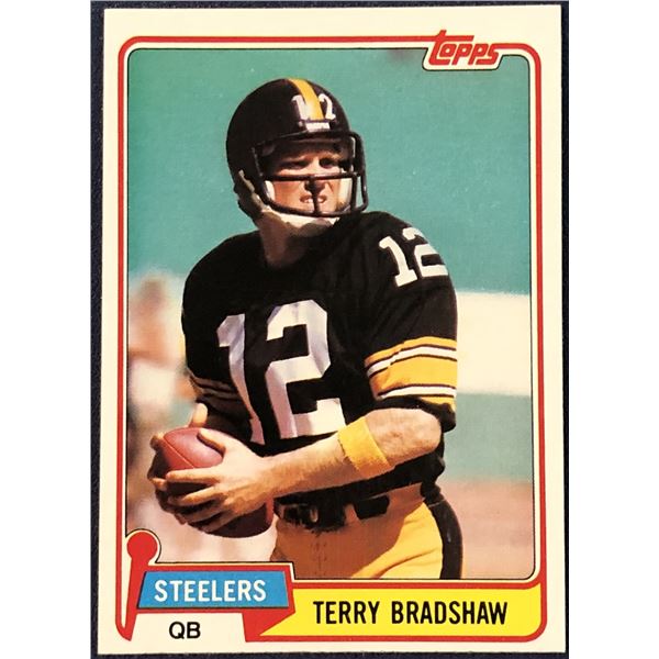 1981 TOPPS NFL TERRY BRADSHAW (HOF)