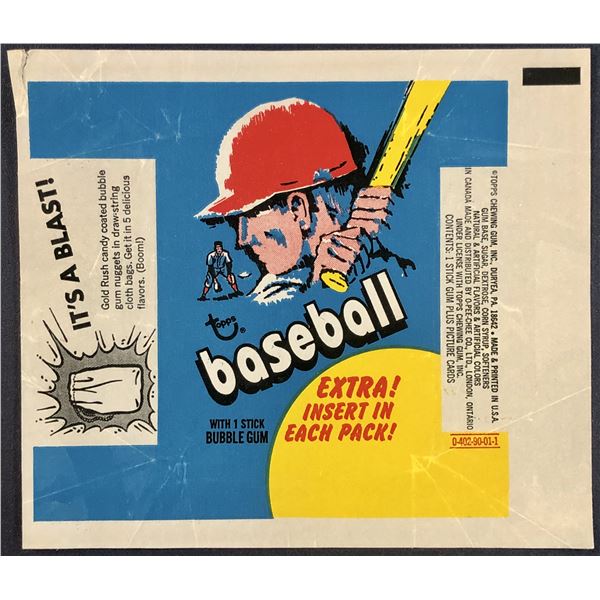 1971 TOPPS BASEBALL WRAPPER