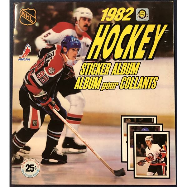 1982-83 O-PEE-CHEE NHL STICKER ALBUM - WAYNE GRETZKY (HOF) COVER