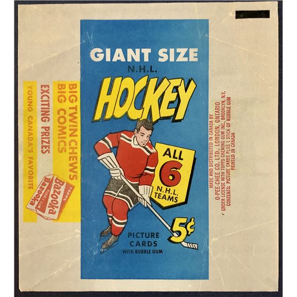1964-65 O-PEE-CHEE NHL WRAPPER
