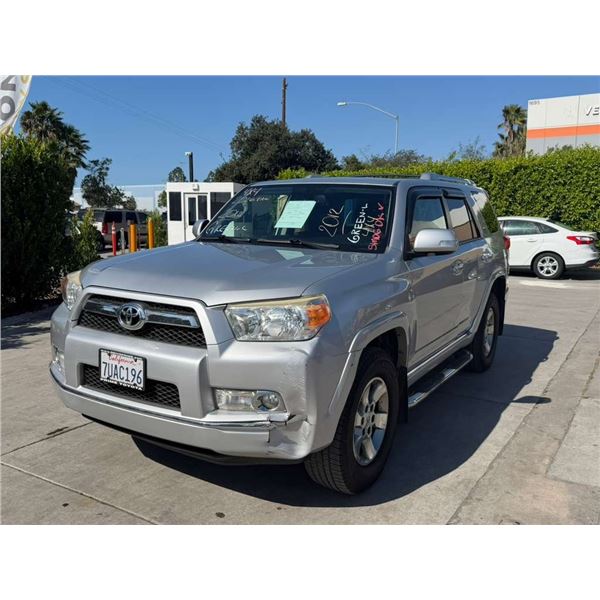 TOYT 4RUNNER 2012 O/S-WAIT/TITLE- SMOG
