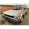Image 3 : PARKSVILLE - 1983 HONDA CIVIC SILVER 95470 KMS "NO RESERVE" - B803819