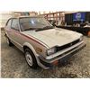 Image 9 : PARKSVILLE - 1983 HONDA CIVIC SILVER 95470 KMS "NO RESERVE" - B803819
