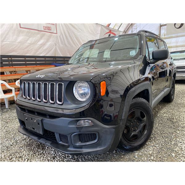PARKSVILLE - 2015 JEEP RENEGADE GREY 40955 KMS "NO RESERVE" - DC39633