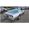 Image 10 : DUNCAN - 1984 CHEVROLET CORVETTE SILVER  128080 KMS - "NO RESERVE"